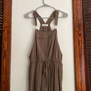 Carly Jean Olive Green Overalls